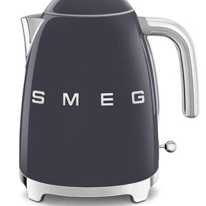 SMEG Electric Kettle in Gray - Retro Stainless Accent